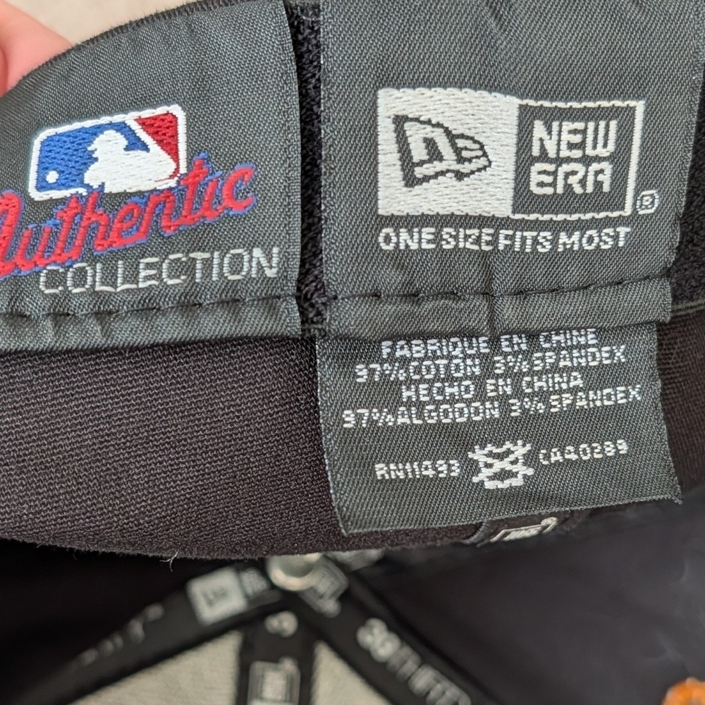 39THIRTY New Era Authentic Collection San Francisco Giants WS2010 Black Cap OS - Picture 7 of 7